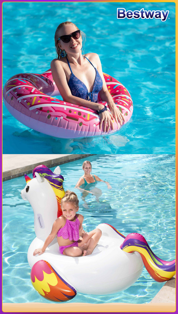 Piscina rectangular de verano con marco de metal, piscina sobre el suelo,  piscina al aire libre azul para adultos y niños (118 x 79 x 26 pulgadas